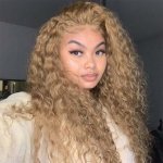  #27 Honey Blonde Water Wave 13x4 Lace Front Wigs.jpg